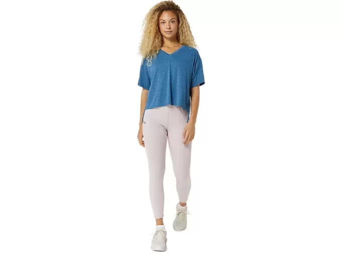 NAGINO FLEX HEATHER KORTÆRMET TOP NAGINO FLEX HEATHER KORTÆRMET TOP