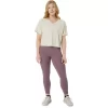NAGINO FLEX HEATHER KORTÆRMET TOP