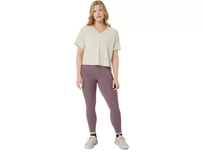 NAGINO FLEX HEATHER KORTÆRMET TOP