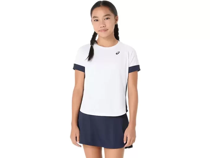 PIGER TENNIS KORTÆRMET TOP PIGER TENNIS KORTÆRMET TOP