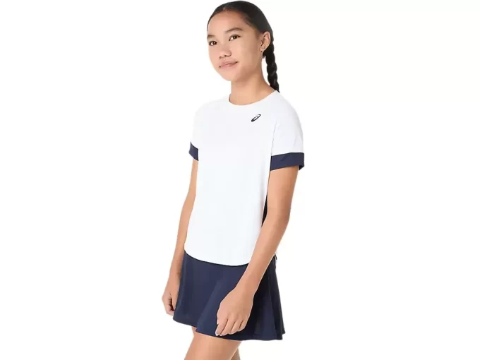 PIGER TENNIS KORTÆRMET TOP PIGER TENNIS KORTÆRMET TOP