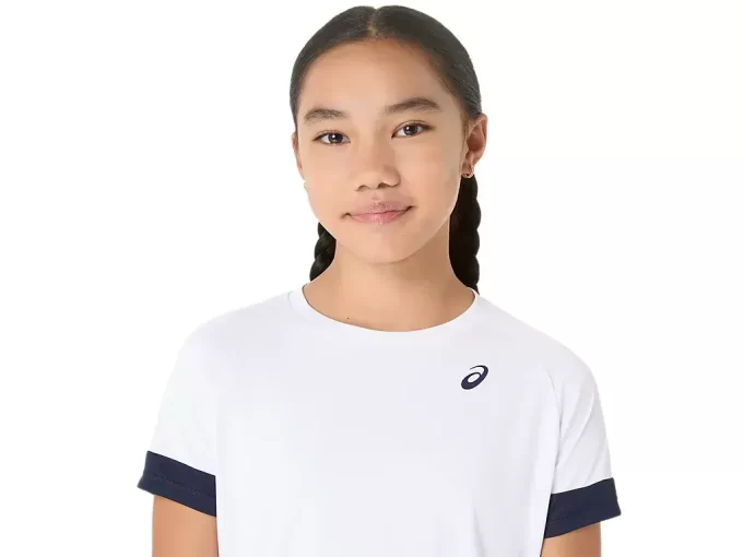 PIGER TENNIS KORTÆRMET TOP PIGER TENNIS KORTÆRMET TOP