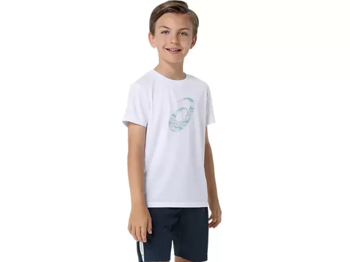 SPIRAL GRAFISK KORTÆRMET T-SHIRT