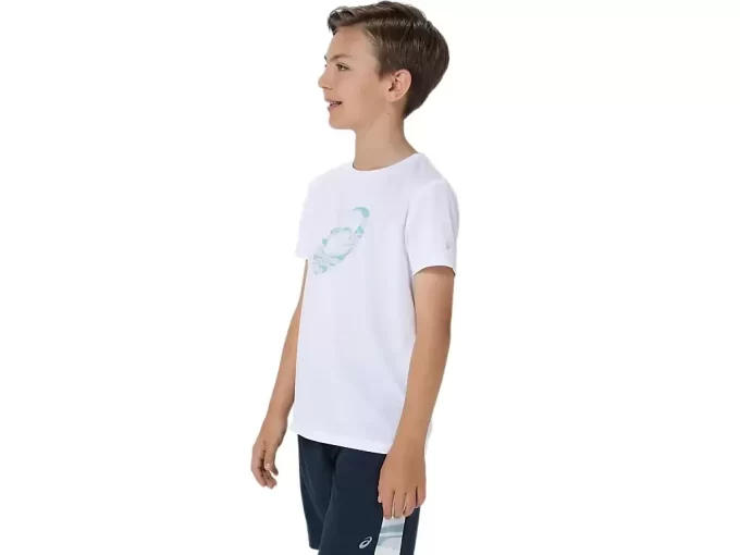 SPIRAL GRAFISK KORTÆRMET T-SHIRT