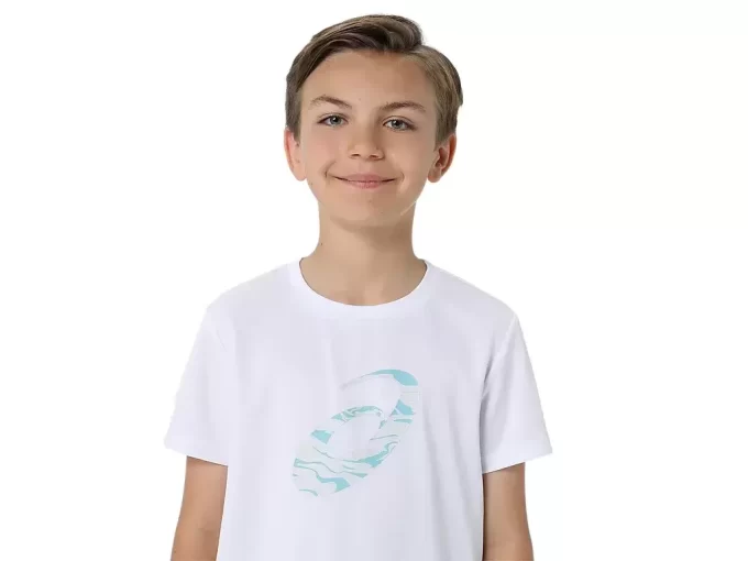 SPIRAL GRAFISK KORTÆRMET T-SHIRT