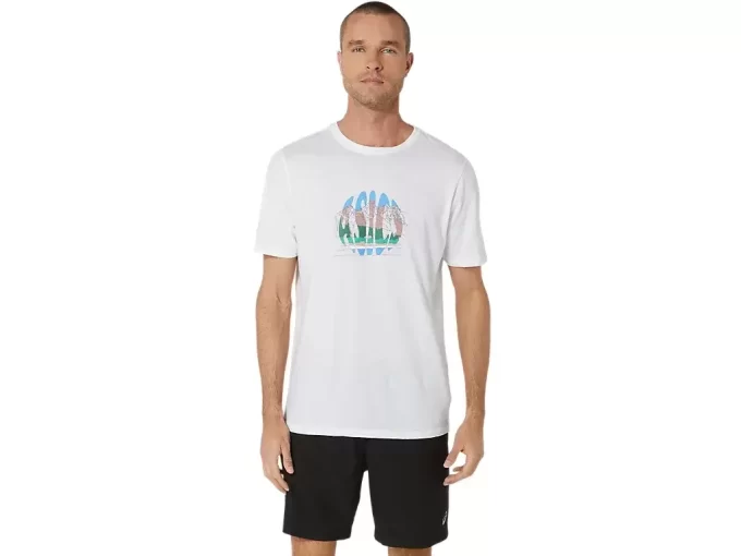 UNISEX ASICS HYLDER VORES HJEMME-T-SHIRT MED KORTÆRM UNISEX ASICS HYLDER VORES HJEMME-T-SHIRT MED KORTÆRM