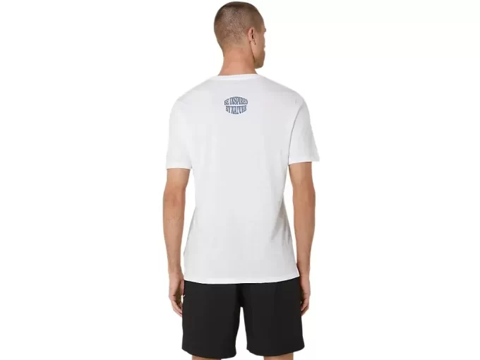 UNISEX ASICS HYLDER VORES HJEMME-T-SHIRT MED KORTÆRM UNISEX ASICS HYLDER VORES HJEMME-T-SHIRT MED KORTÆRM