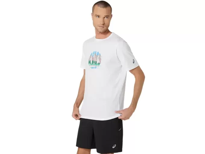 UNISEX ASICS HYLDER VORES HJEMME-T-SHIRT MED KORTÆRM UNISEX ASICS HYLDER VORES HJEMME-T-SHIRT MED KORTÆRM