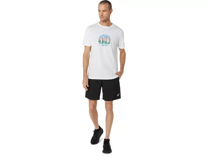UNISEX ASICS HYLDER VORES HJEMME-T-SHIRT MED KORTÆRM UNISEX ASICS HYLDER VORES HJEMME-T-SHIRT MED KORTÆRM