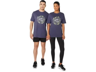 UNISEX ASICS LYSERE DAGE FORUDE KORTÆRMET T-SHIRT