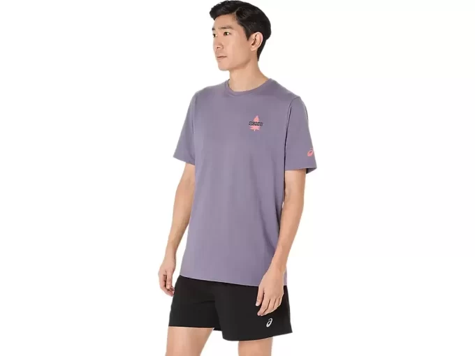 UNISEX ASICS NATURE KORTÆRMET T-SHIRT UNISEX ASICS NATURE KORTÆRMET T-SHIRT