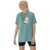 UNISEX ASICS PALM IN THE SUN KORTÆRMET T-SHIRT UNISEX ASICS PALM IN THE SUN KORTÆRMET T-SHIRT
