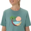 UNISEX ASICS PALM IN THE SUN KORTÆRMET T-SHIRT UNISEX ASICS PALM IN THE SUN KORTÆRMET T-SHIRT