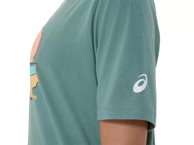 UNISEX ASICS PALM IN THE SUN KORTÆRMET T-SHIRT UNISEX ASICS PALM IN THE SUN KORTÆRMET T-SHIRT