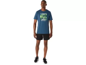 UNISEX ASICS RUN OUTSIDE CLUB KORTÆRMET T-SHIRT