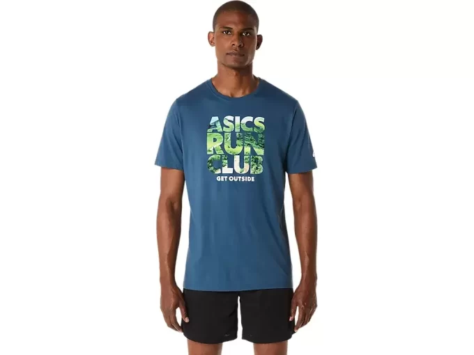 UNISEX ASICS RUN OUTSIDE CLUB KORTÆRMET T-SHIRT UNISEX ASICS RUN OUTSIDE CLUB KORTÆRMET T-SHIRT