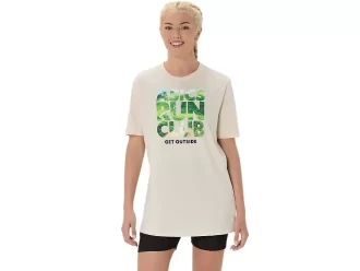 UNISEX ASICS RUN OUTSIDE CLUB KORTÆRMET T-SHIRT