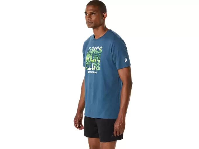 UNISEX ASICS RUN OUTSIDE CLUB KORTÆRMET T-SHIRT UNISEX ASICS RUN OUTSIDE CLUB KORTÆRMET T-SHIRT