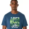 UNISEX ASICS RUN OUTSIDE CLUB KORTÆRMET T-SHIRT UNISEX ASICS RUN OUTSIDE CLUB KORTÆRMET T-SHIRT