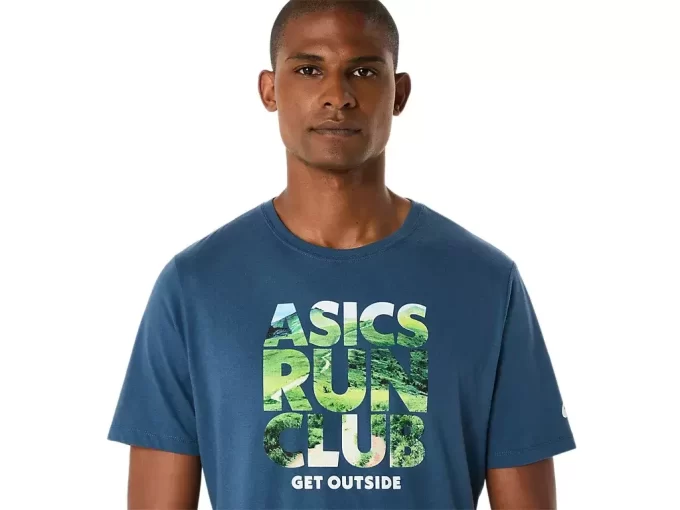 UNISEX ASICS RUN OUTSIDE CLUB KORTÆRMET T-SHIRT UNISEX ASICS RUN OUTSIDE CLUB KORTÆRMET T-SHIRT