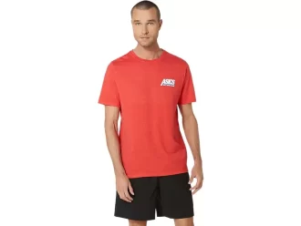 UNISEX ASICS SMSB 1977 RUN CLUB KORTÆRMET T-SHIRT