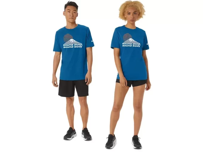 UNISEX ASICS SMSB JOURNEY T-SHIRT UNISEX ASICS SMSB JOURNEY T-SHIRT