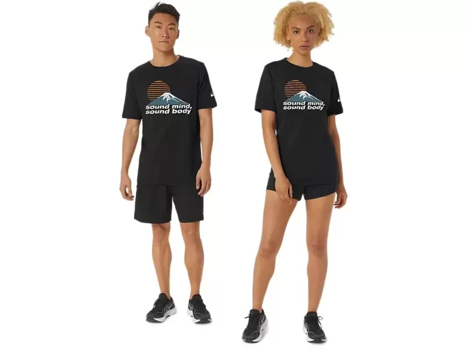 UNISEX ASICS SMSB JOURNEY T-SHIRT UNISEX ASICS SMSB JOURNEY T-SHIRT