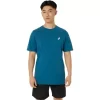 UNISEX ASICS T-SHIRT MED DAISY-PRINT PÅ BAGSIDEN OG KORTÆRMET UNISEX ASICS T-SHIRT MED DAISY-PRINT PÅ BAGSIDEN OG KORTÆRMET