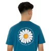 UNISEX ASICS T-SHIRT MED DAISY-PRINT PÅ BAGSIDEN OG KORTÆRMET UNISEX ASICS T-SHIRT MED DAISY-PRINT PÅ BAGSIDEN OG KORTÆRMET