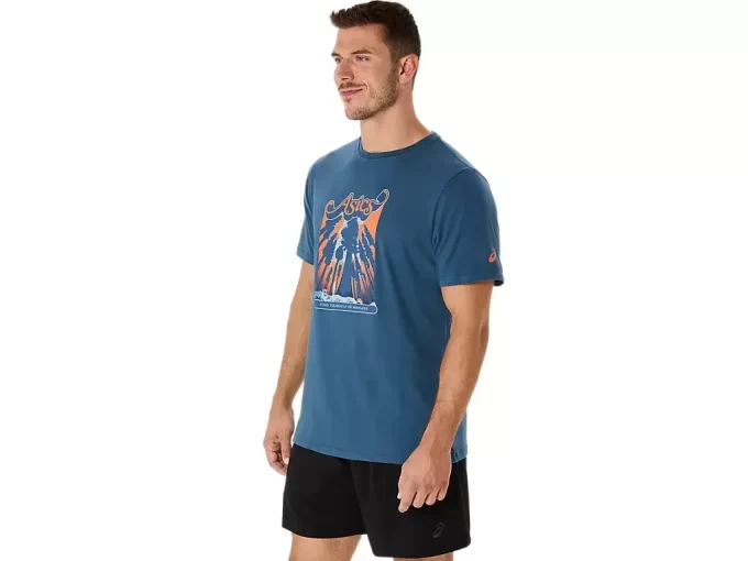 UNISEX ASICS WANDER KORTÆRMET T-SHIRT UNISEX ASICS WANDER KORTÆRMET T-SHIRT