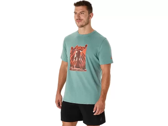UNISEX ASICS WANDER KORTÆRMET T-SHIRT UNISEX ASICS WANDER KORTÆRMET T-SHIRT